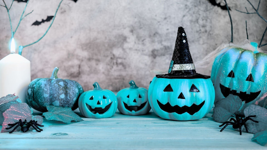 Citrouille turquoise : Fêter Halloween quand on a des allergies alimentaires