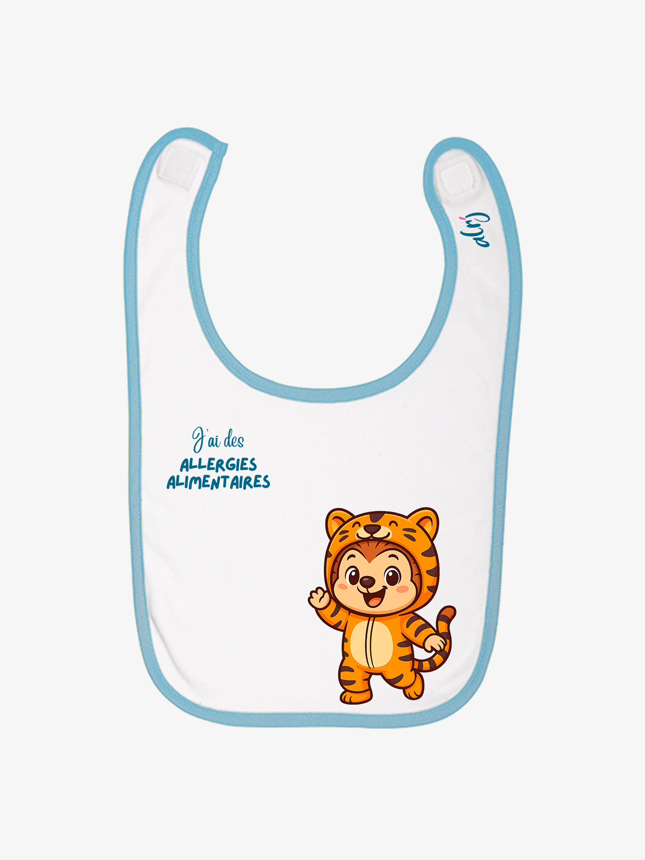 Bavoir de prévention des allergies alimentaires