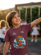 T-shirt 4-14 ans de prévention des allergies alimentaires-ski - alrj.fr