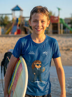 T-shirt 4-14 ans de prévention des allergies alimentaires-surf - alrj.fr