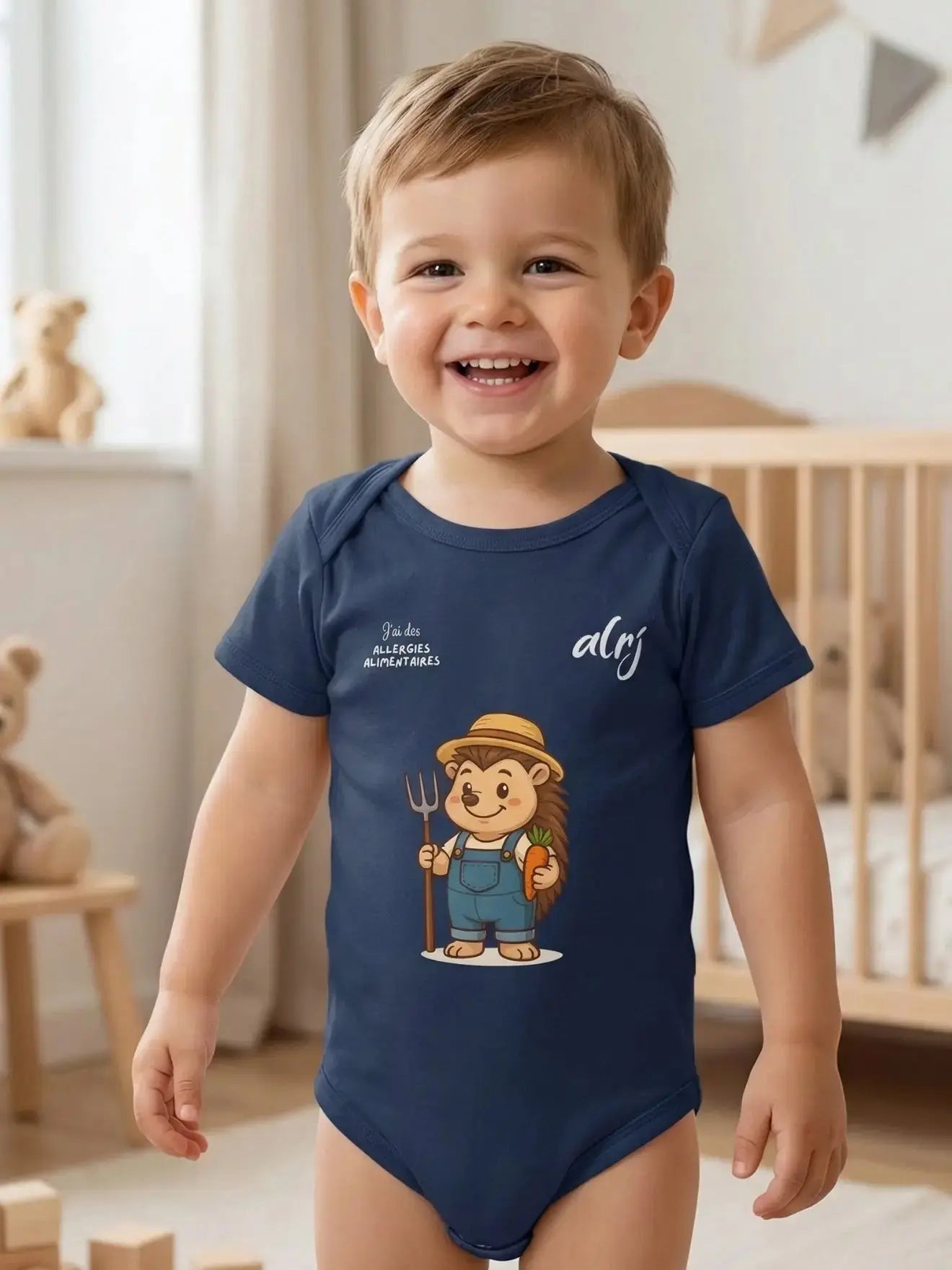 Body bébé de prévention des allergies alimentaires-fermier alrj
