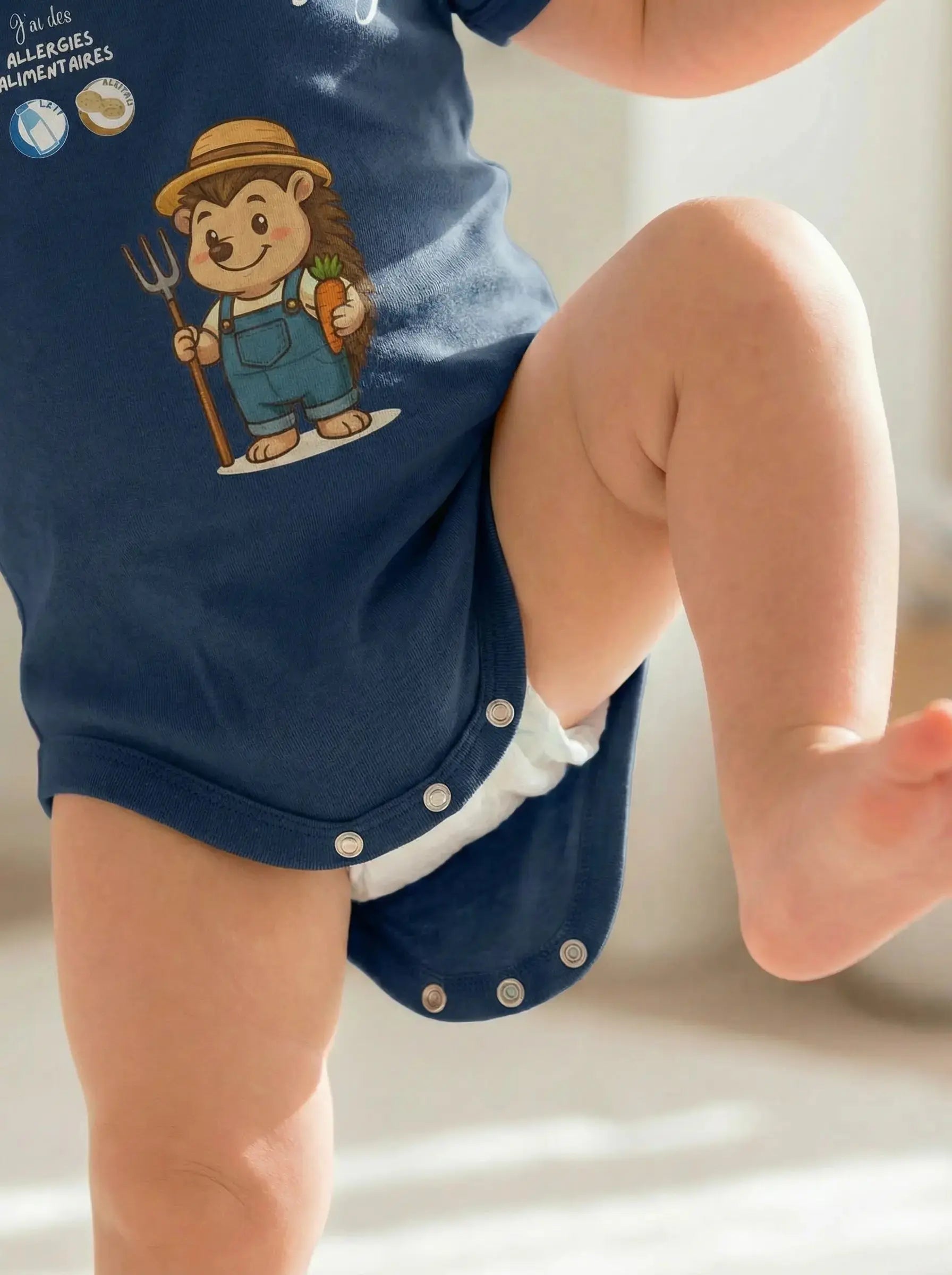Body bébé de prévention des allergies alimentaires - avec symboles alrj