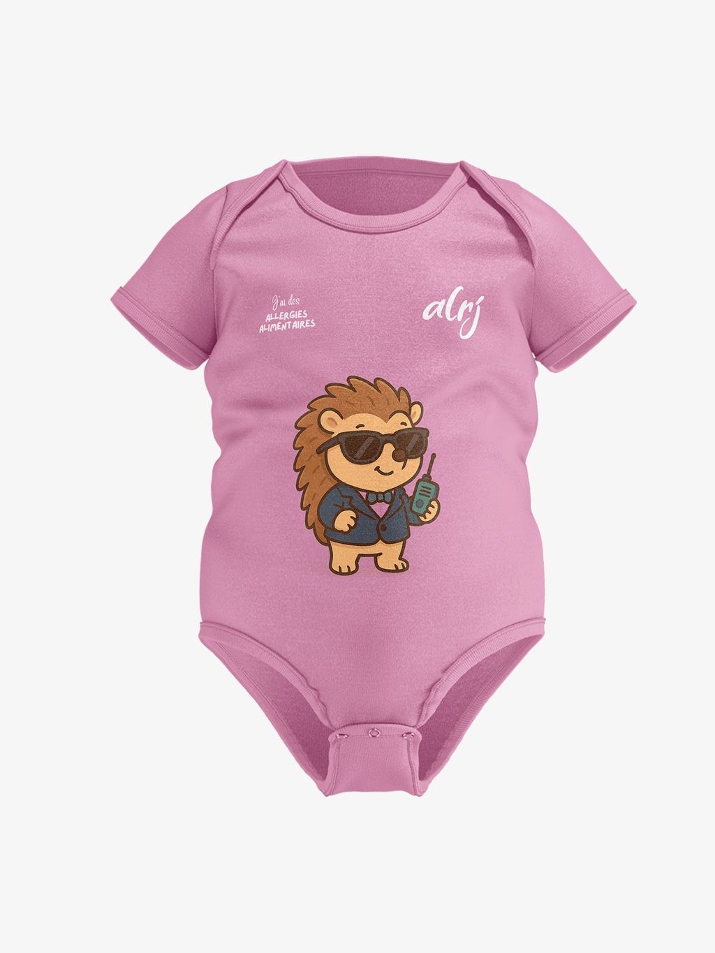 Body bébé de prévention des allergies alimentaires - agent secret