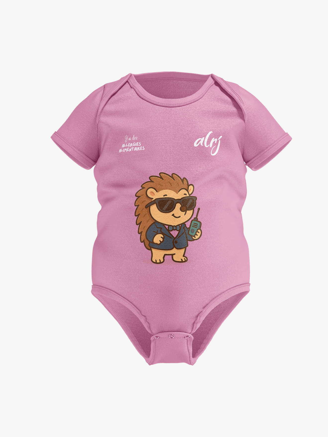 Body bébé de prévention des allergies alimentaires - agent secret