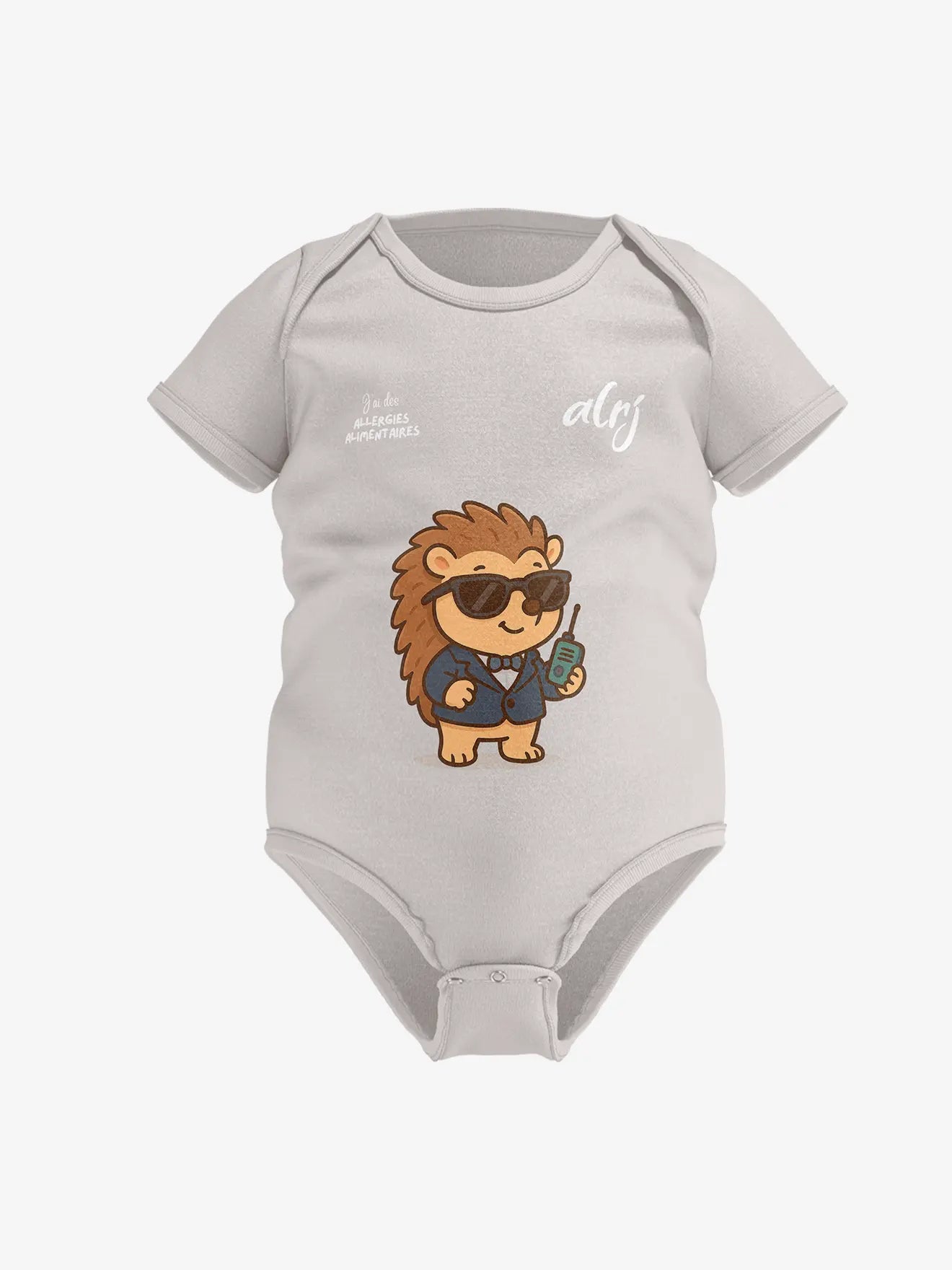Body bébé de prévention des allergies alimentaires - agent secret - alrj.fr