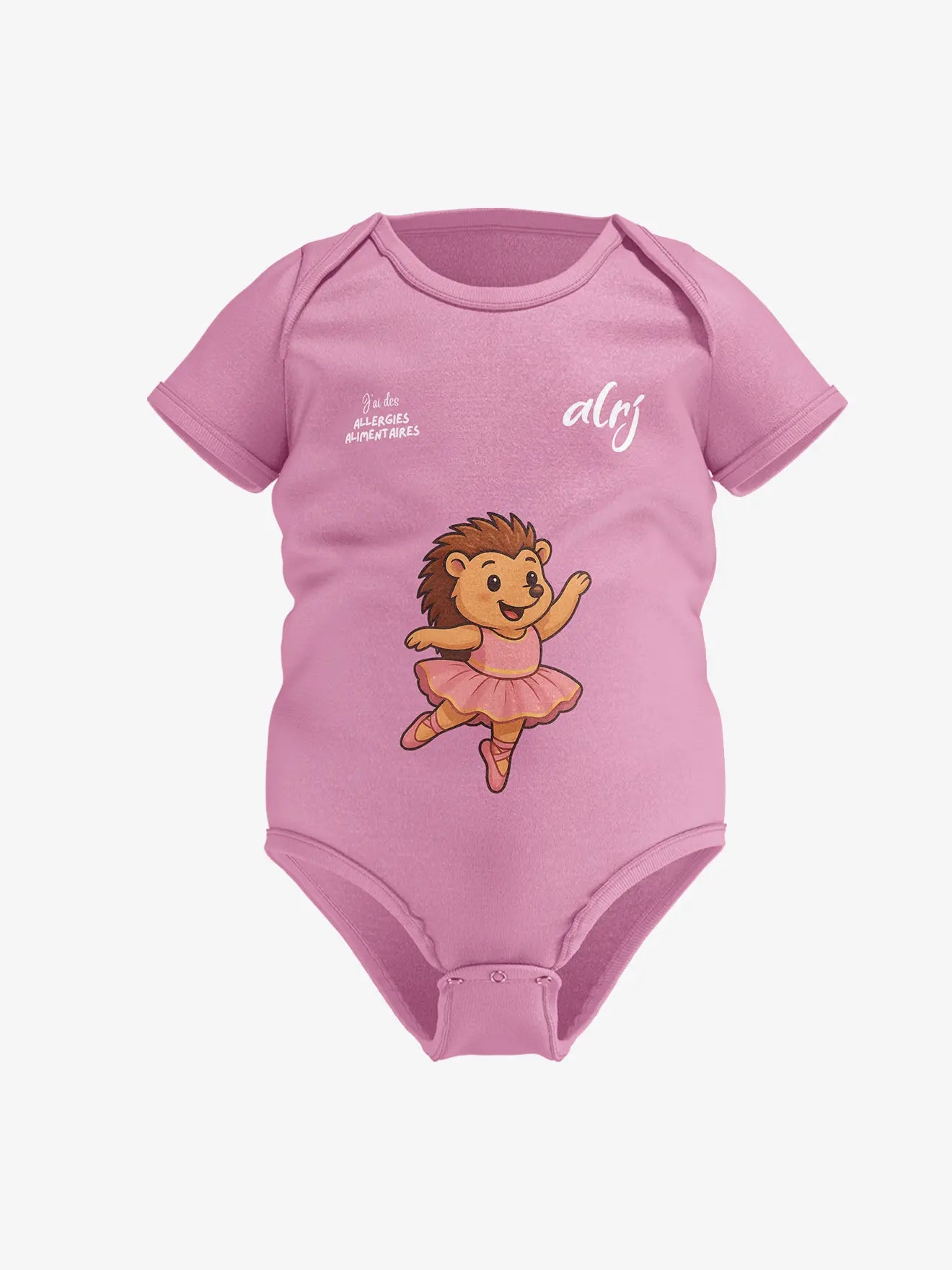 Body bébé de prévention des allergies alimentaires - ballerine - alrj.fr