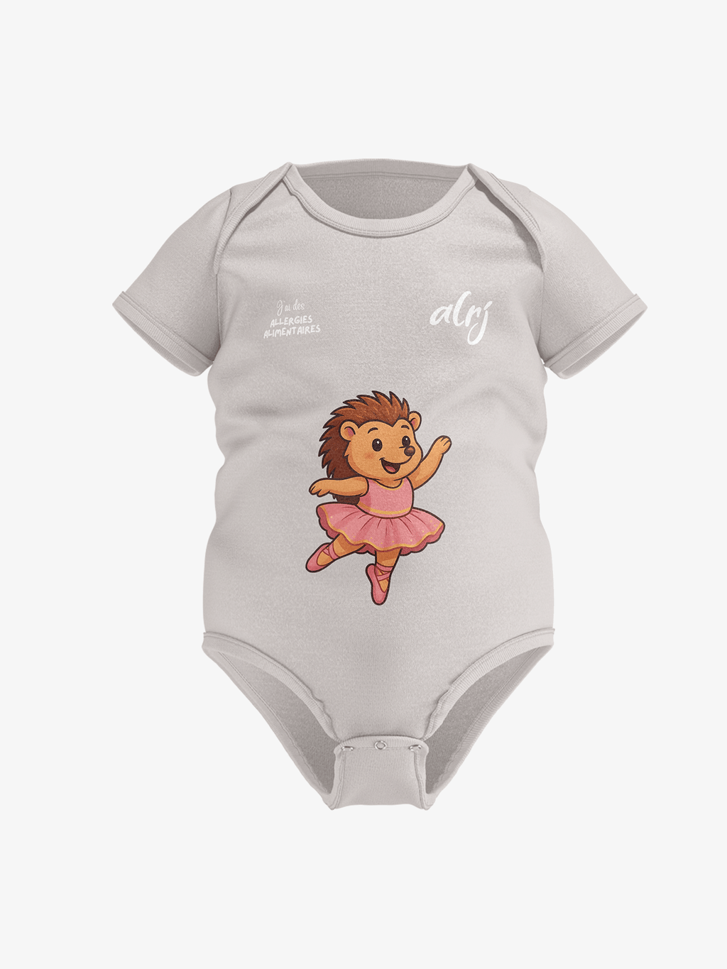 Body bébé de prévention des allergies alimentaires - ballerine