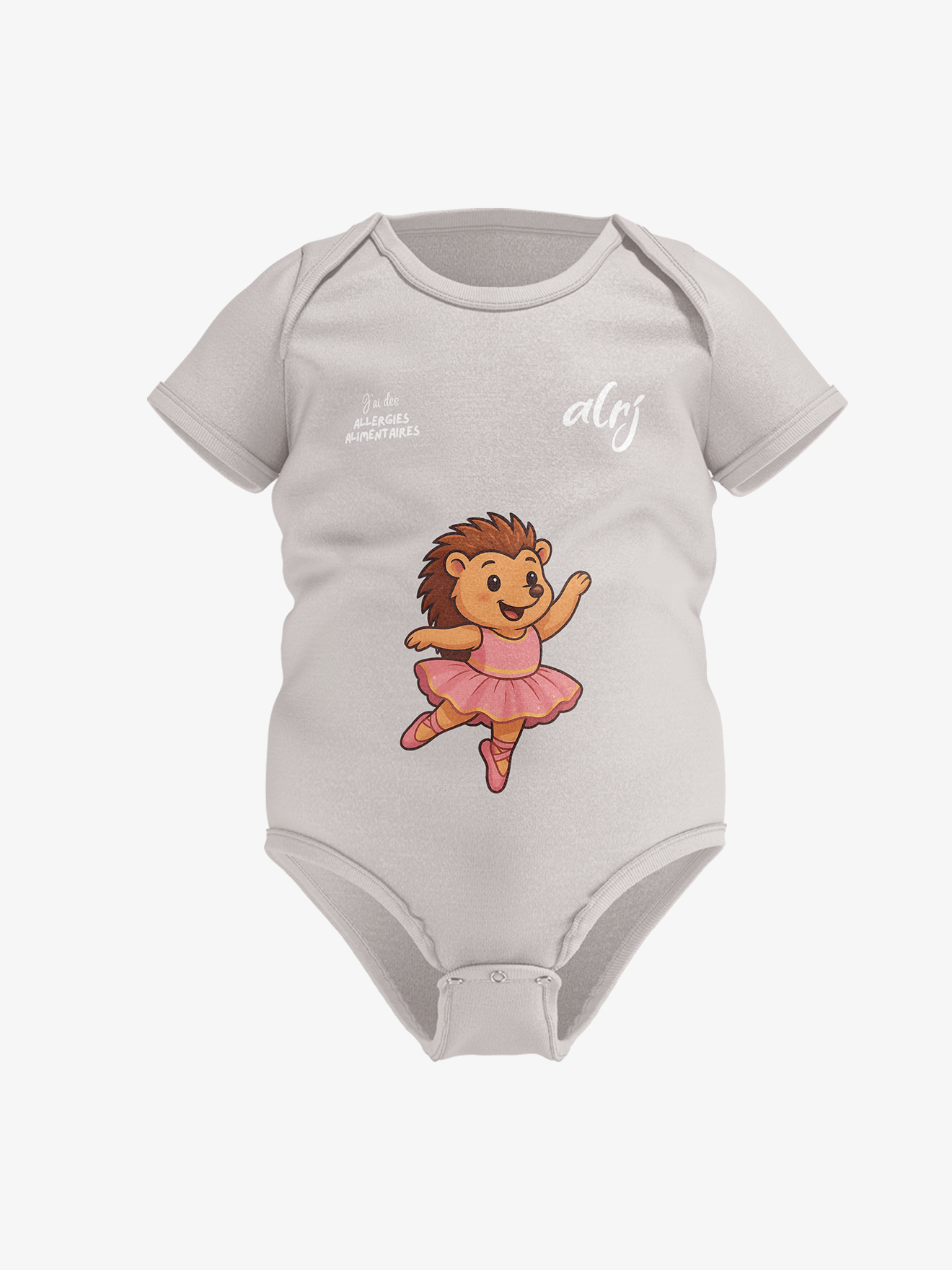 Body bébé de prévention des allergies alimentaires - ballerine