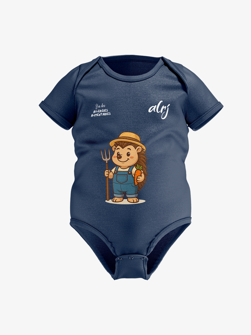 Body bébé de prévention des allergies alimentaires - fermier