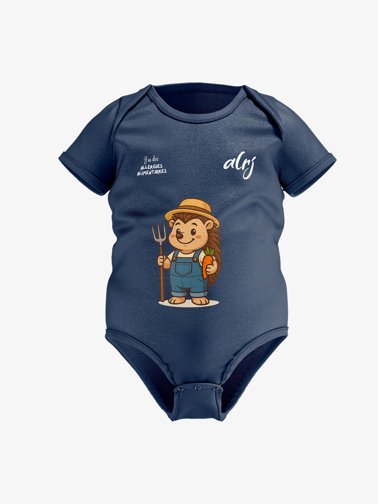 Body bébé de prévention des allergies alimentaires - fermier