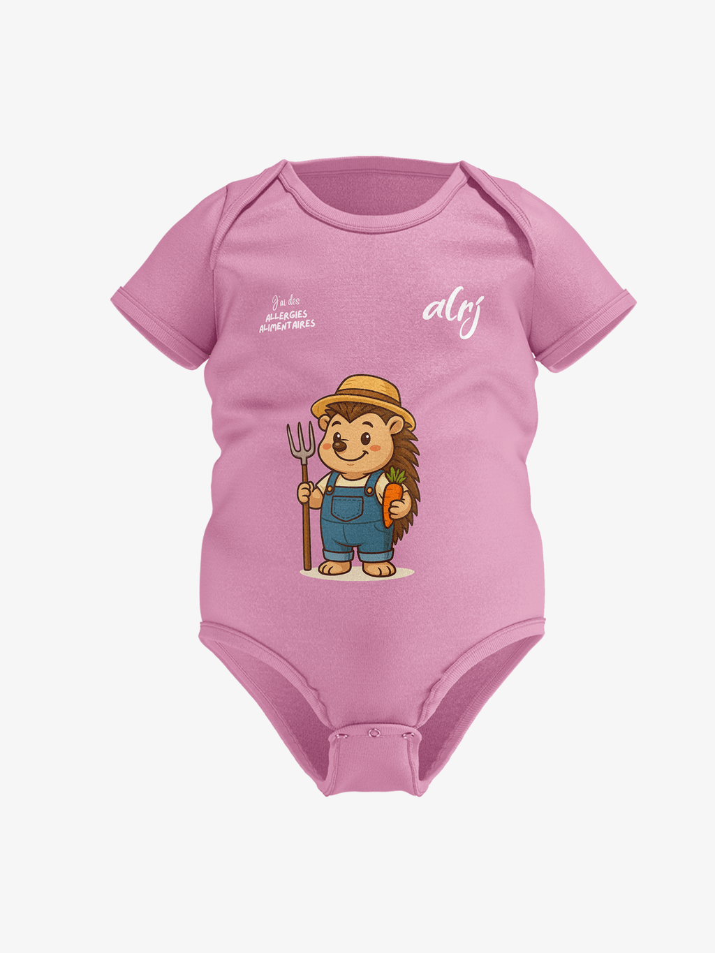 Body bébé de prévention des allergies alimentaires - fermier