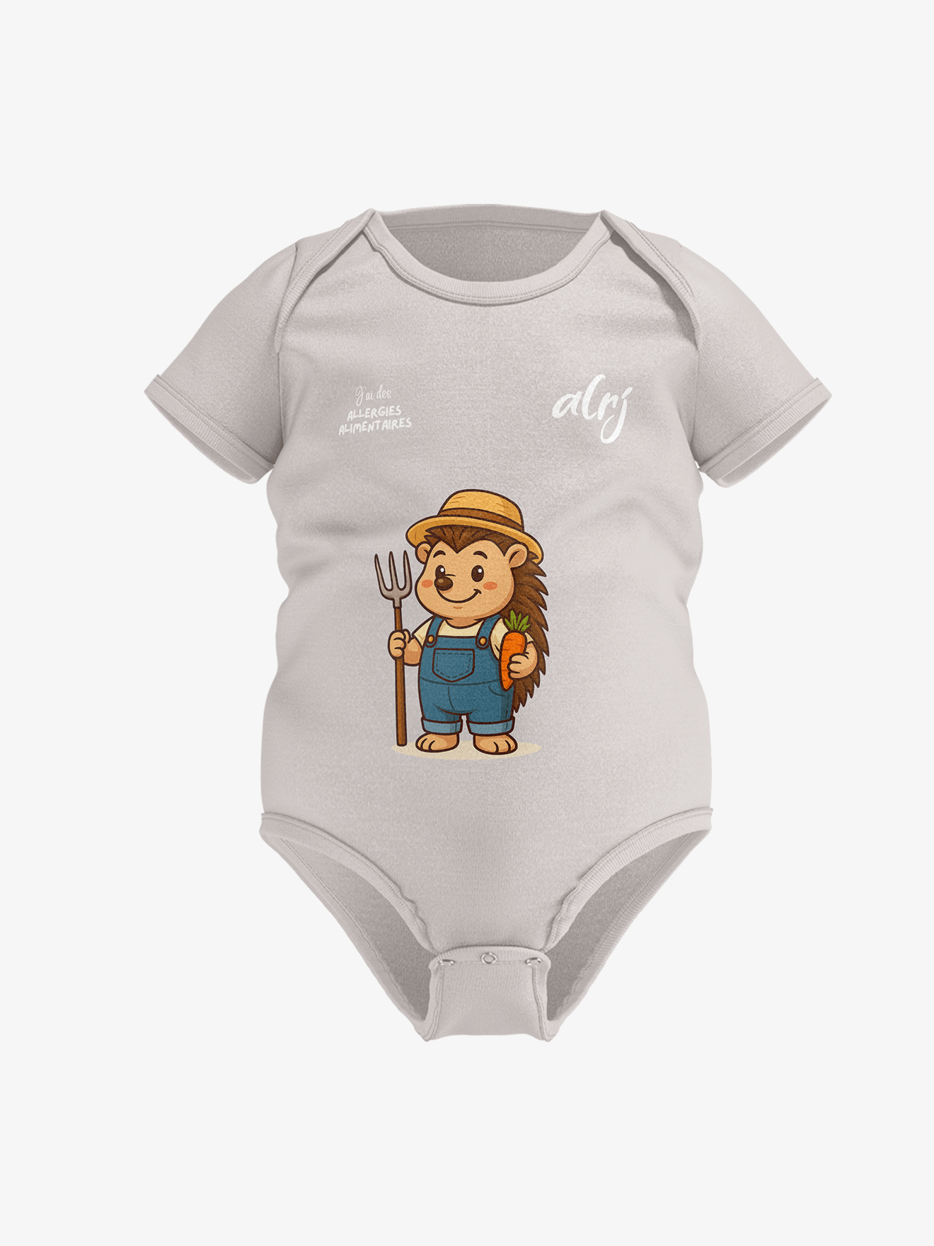 Body bébé de prévention des allergies alimentaires - fermier