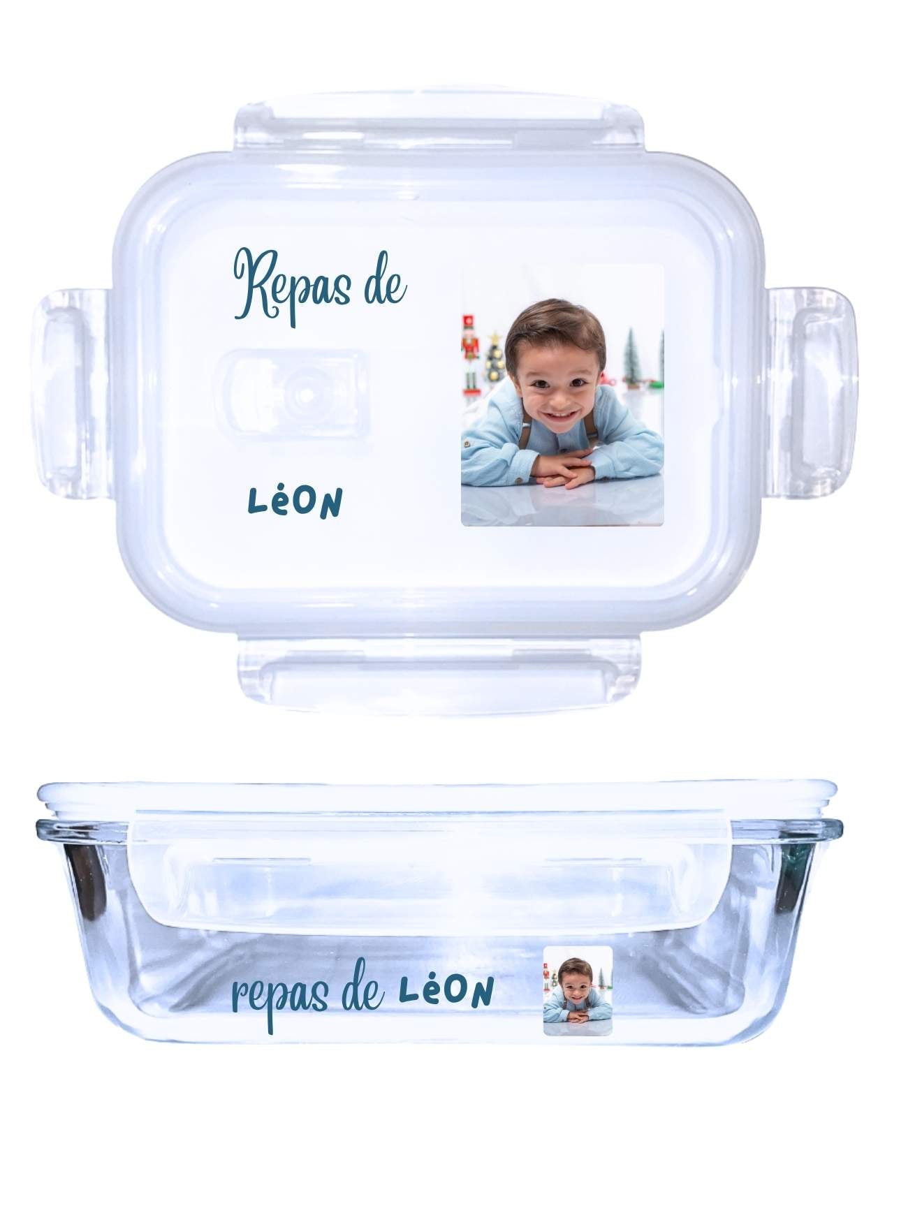 Boîte à repas Prénom + photo