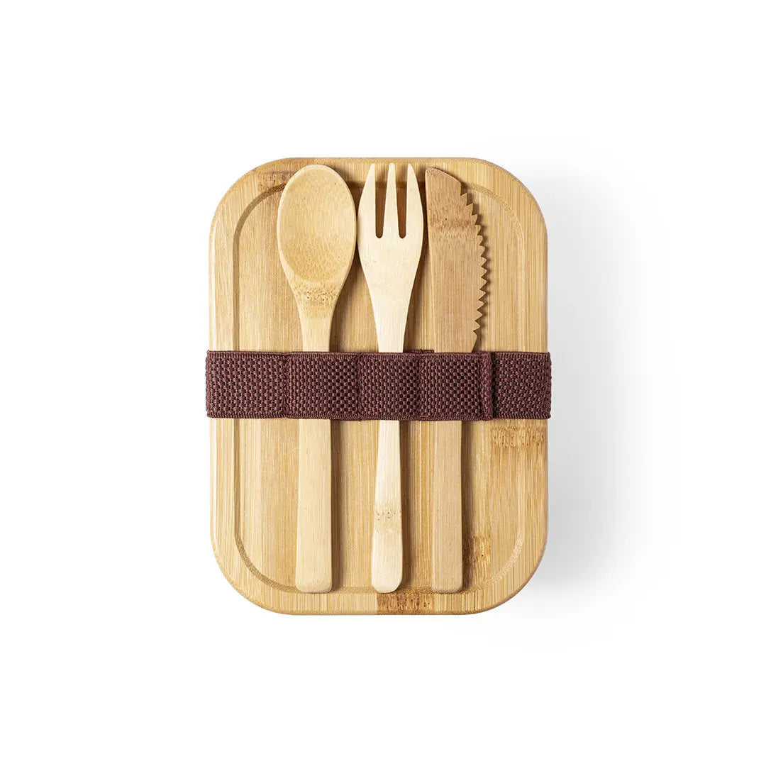 Boîte à repas personnalisable pour enfant en bambou