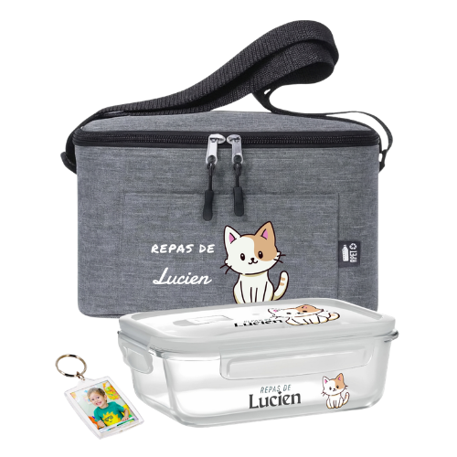 Panier repas personnalisé enfant allergique – Glacière + Boîte à repas