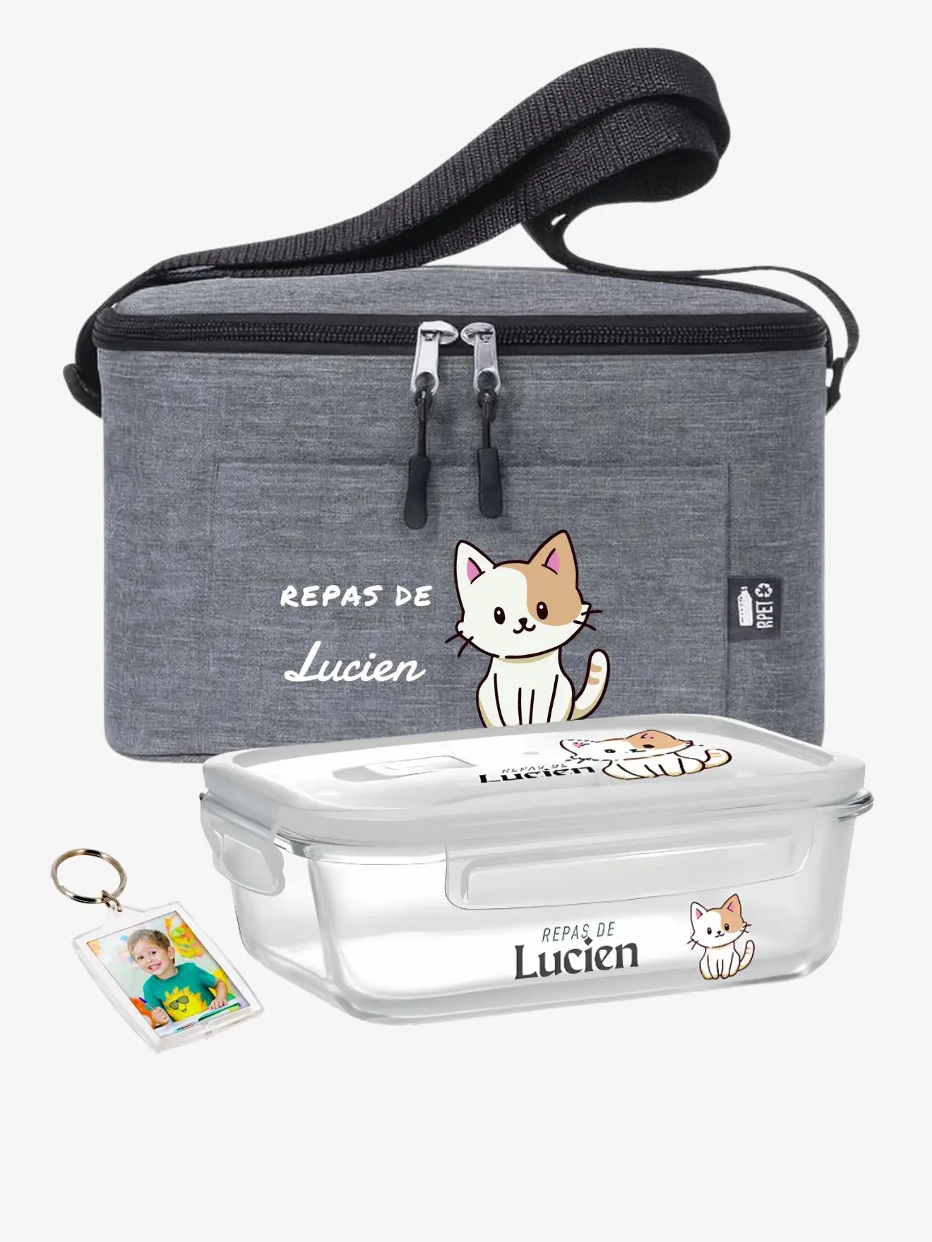 Panier repas personnalisé enfant allergique – Glacière + Boîte à repas