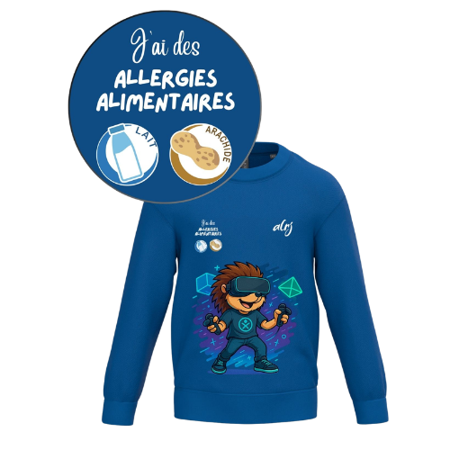 Pull enfant de prévention des allergies alimentaires-avec symbole