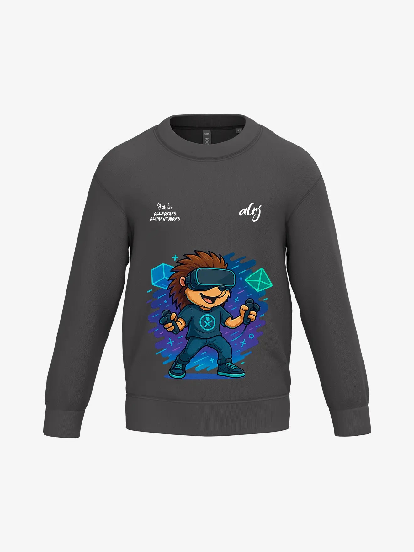 Pull enfant de prévention des allergies alimentaires - VR - alrj.fr