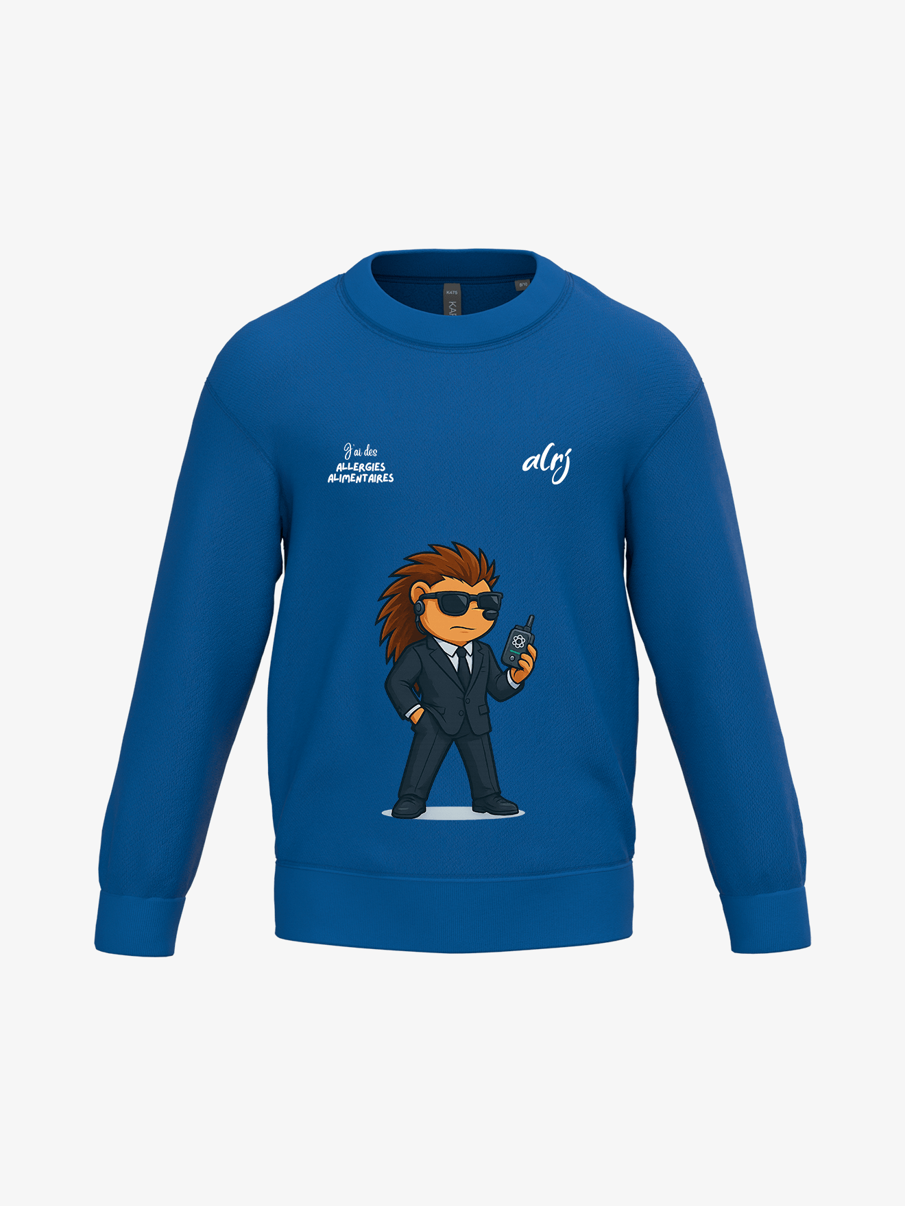 Pull enfant de prévention des allergies alimentaires - agent secret