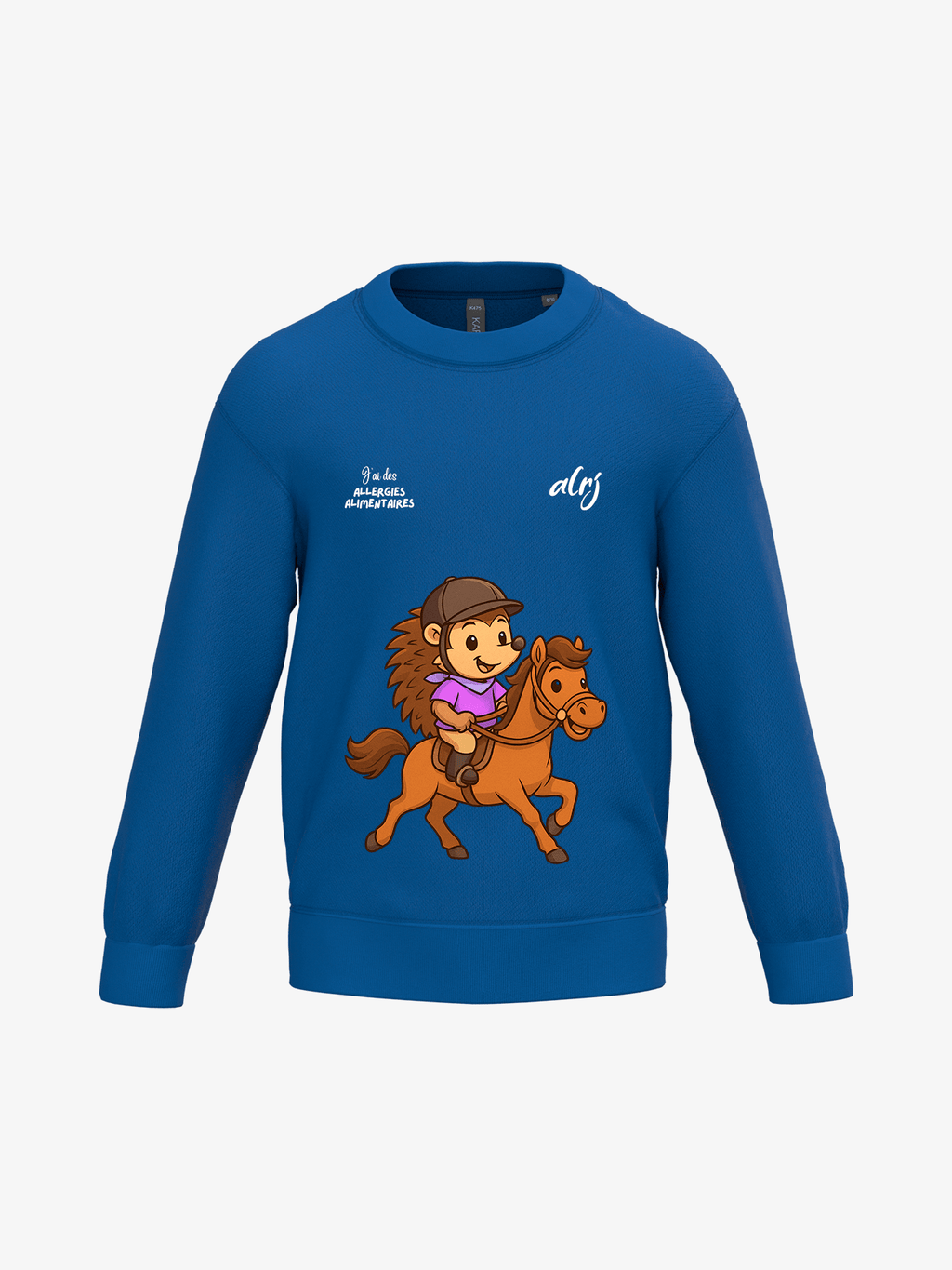 Pull enfant de prévention des allergies alimentaires - équitation