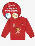 Pull 6/36 mois de prévention des allergies alimentaires - avec symboles - alrj.fr