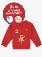Pull 6/36 mois de prévention des allergies alimentaires - avec symboles