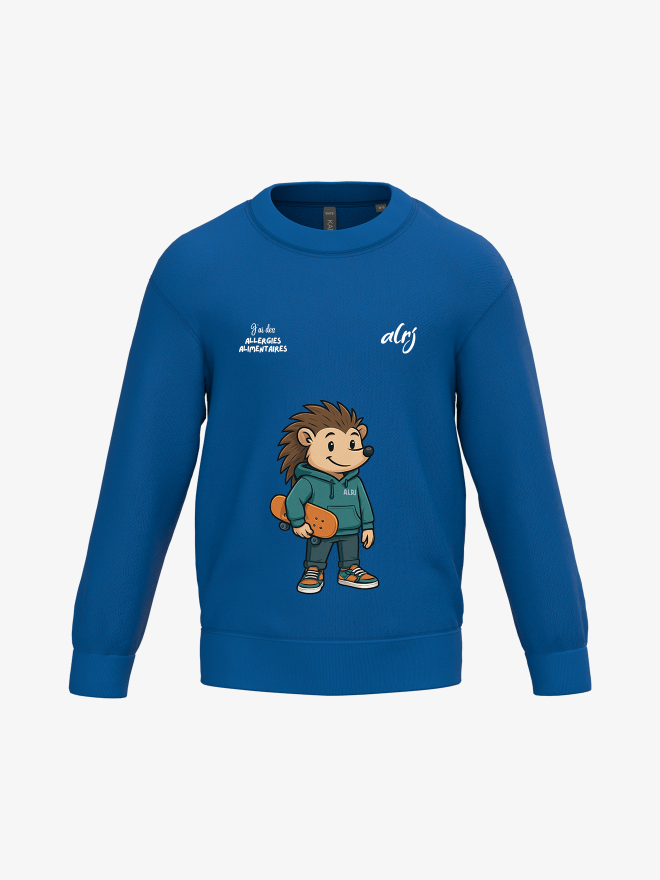 Pull enfant de prévention des allergies alimentaires - skate