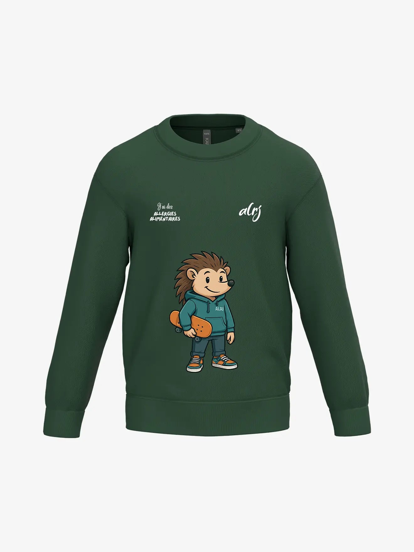 Pull enfant de prévention des allergies alimentaires - skate - alrj.fr