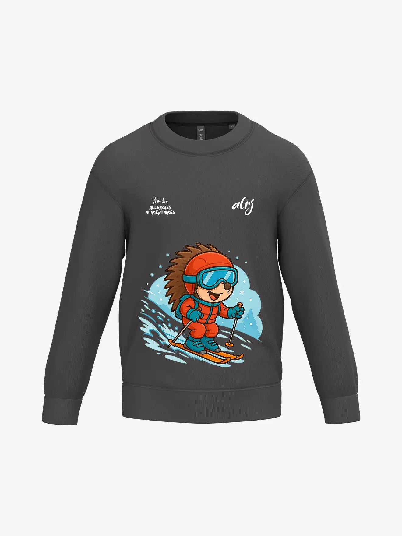 Pull enfant de prévention des allergies alimentaires - ski - alrj.fr