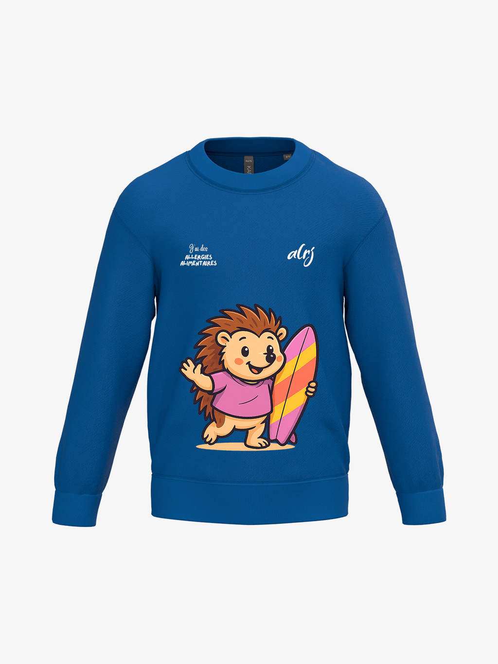 Pull enfant de prévention des allergies alimentaires - surf