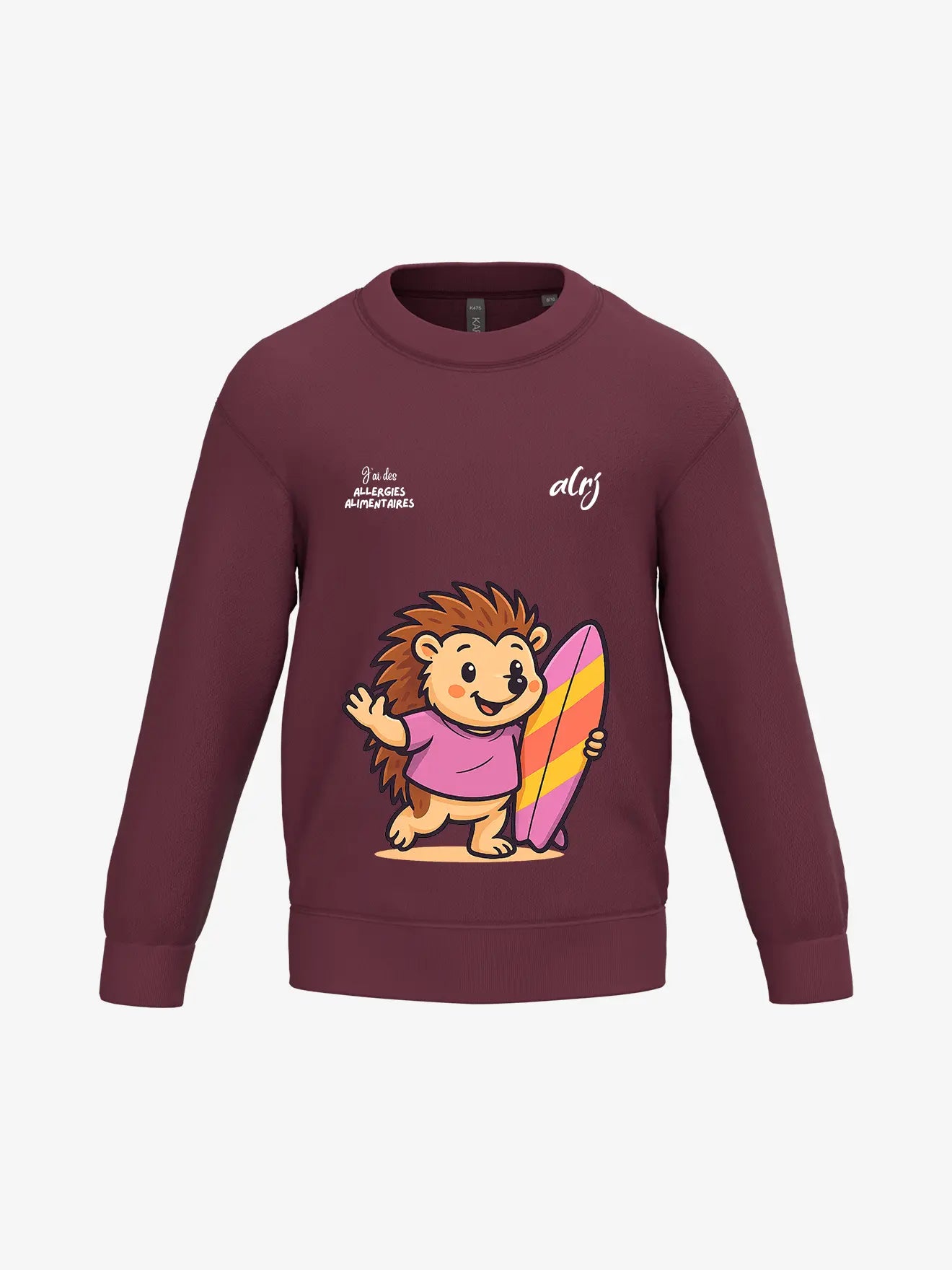 Pull enfant de prévention des allergies alimentaires - surf - alrj.fr