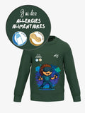 Pull enfant de prévention des allergies alimentaires - avec symbole - alrj.fr