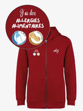 Sweatshirt enfant de prévention des allergies alimentaires avec symboles - alrj.fr