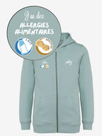 Sweatshirt enfant de prévention des allergies alimentaires avec symboles