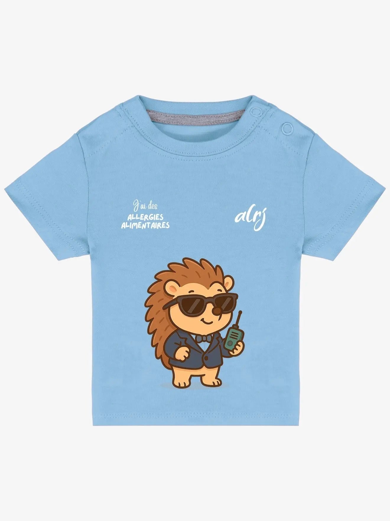 T-shirt 3/36 mois de prévention des allergies alimentaires-agent secret - alrj.fr