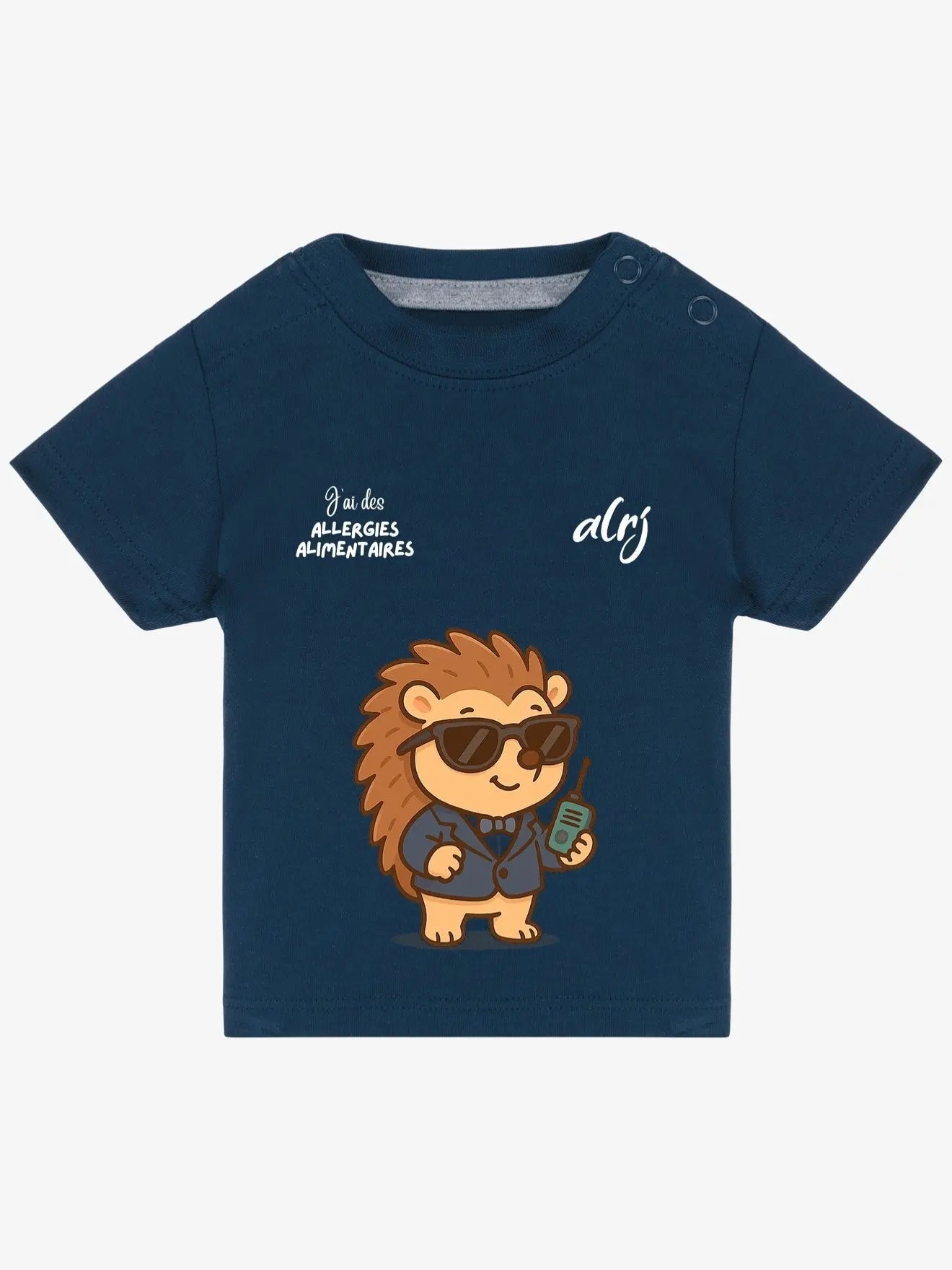 T-shirt 3/36 mois de prévention des allergies alimentaires-agent secret - alrj.fr