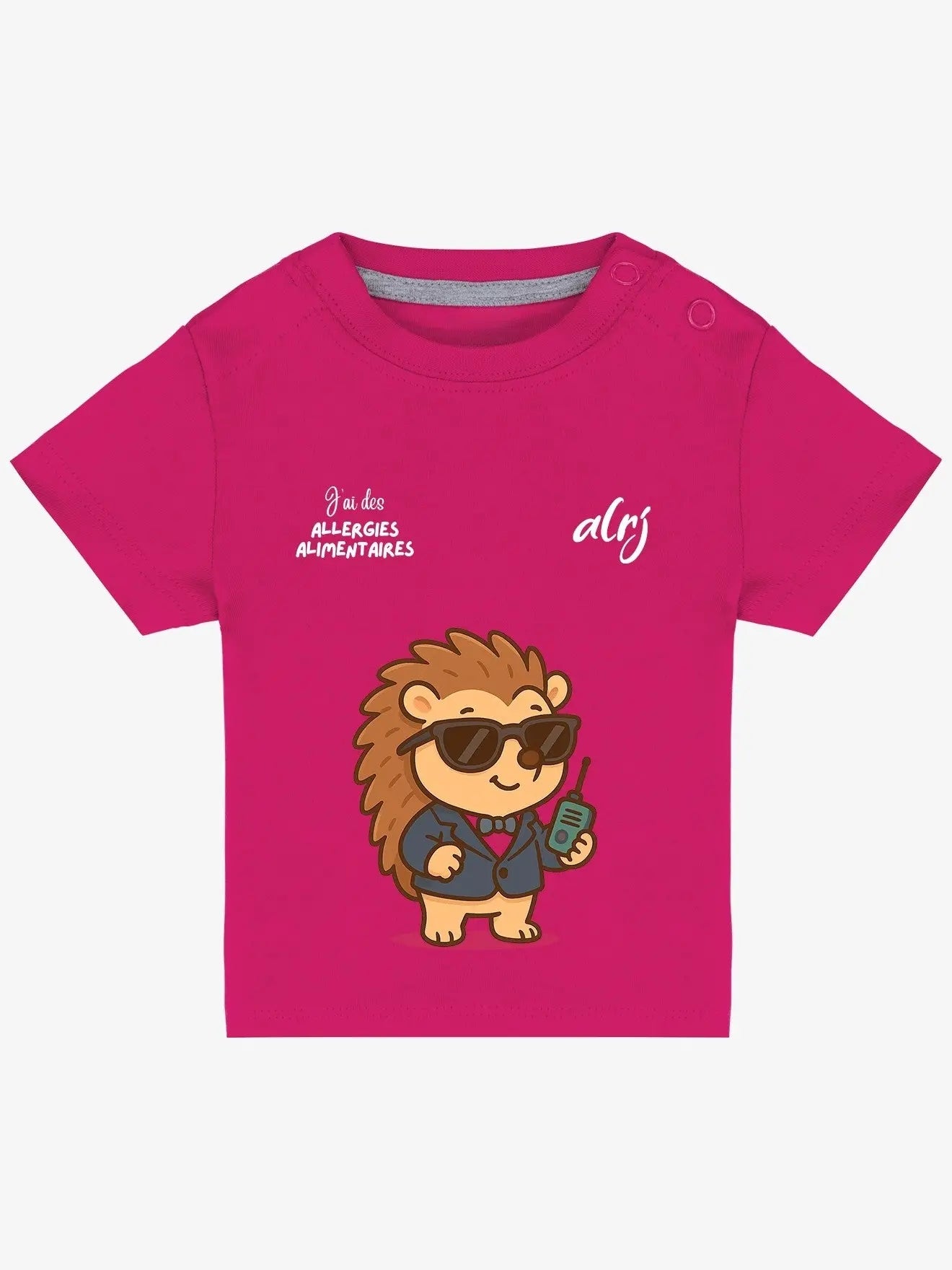 T-shirt 3/36 mois de prévention des allergies alimentaires-agent secret - alrj.fr