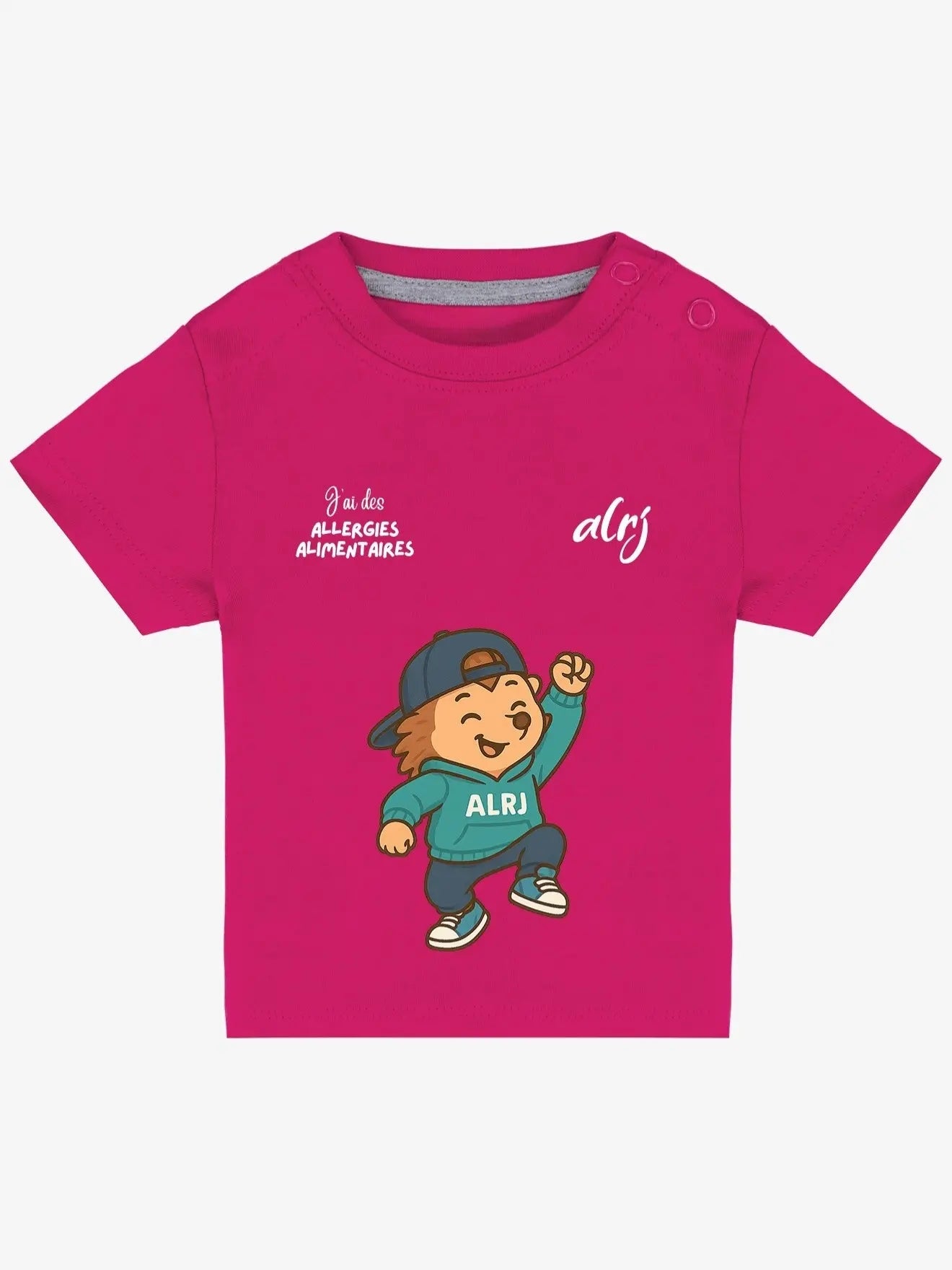 T-shirt 3/36 mois de prévention des allergies alimentaires-casquette - alrj.fr