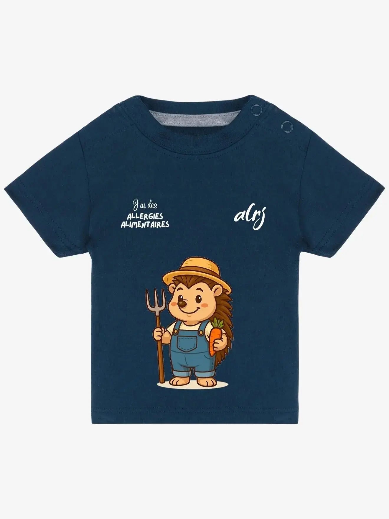 T-shirt 3/36 mois de prévention des allergies alimentaires-fermier alrj