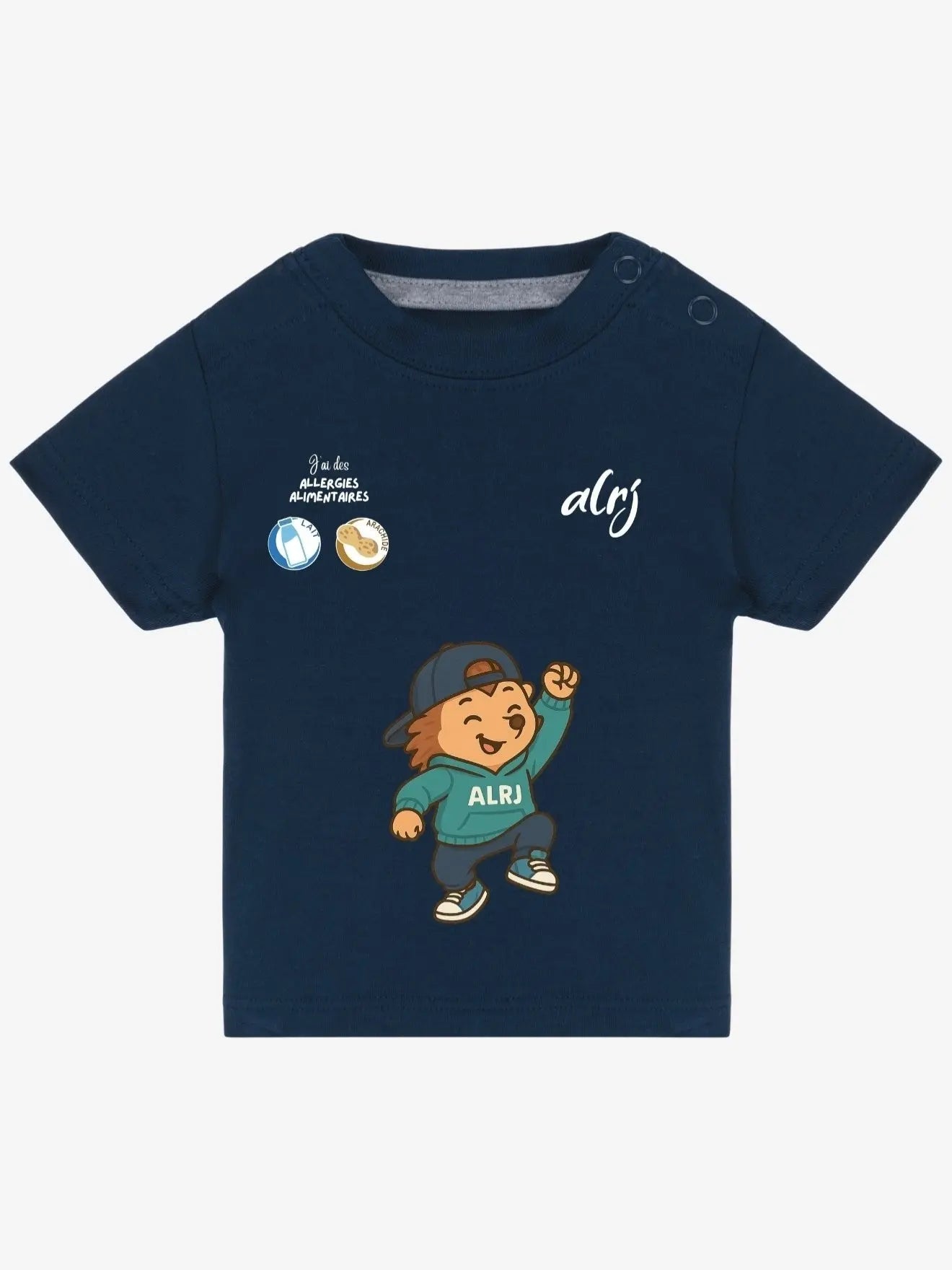 T-shirt 3/36 mois de prévention des allergies alimentaires-avec symboles