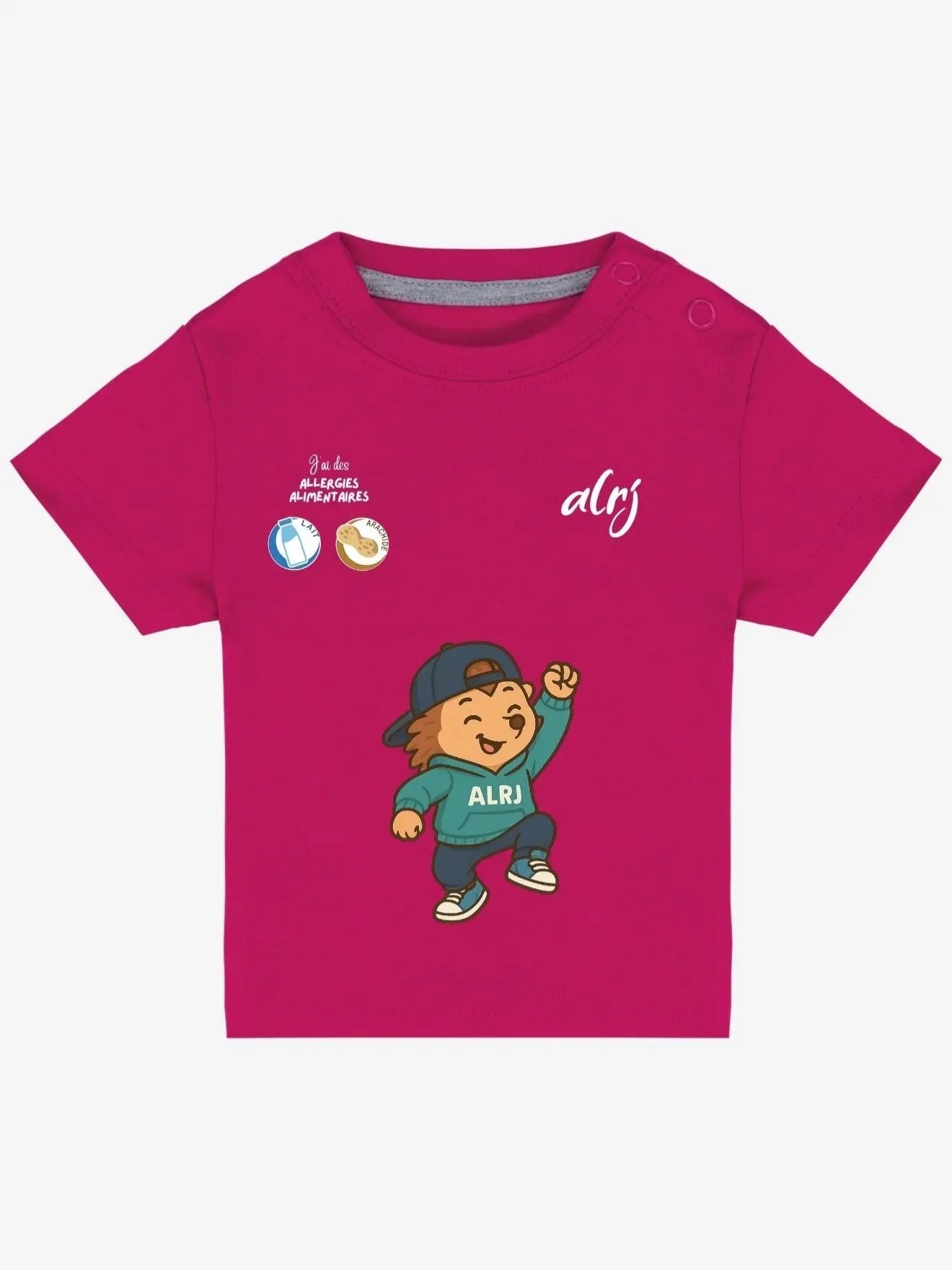 T-shirt 3/36 mois de prévention des allergies alimentaires-avec symboles