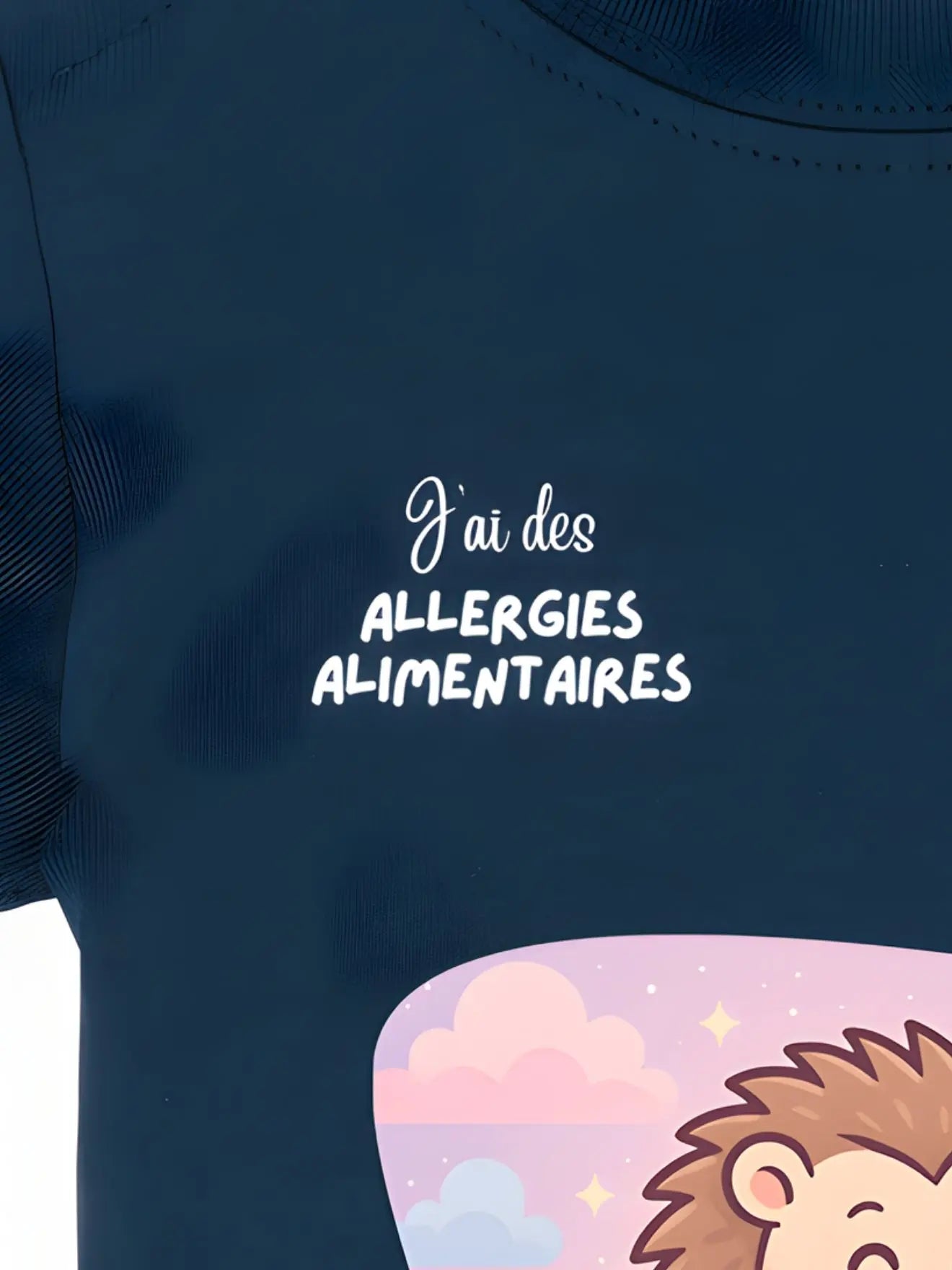 T-shirt 3/36 mois de prévention des allergies alimentaires-licorne