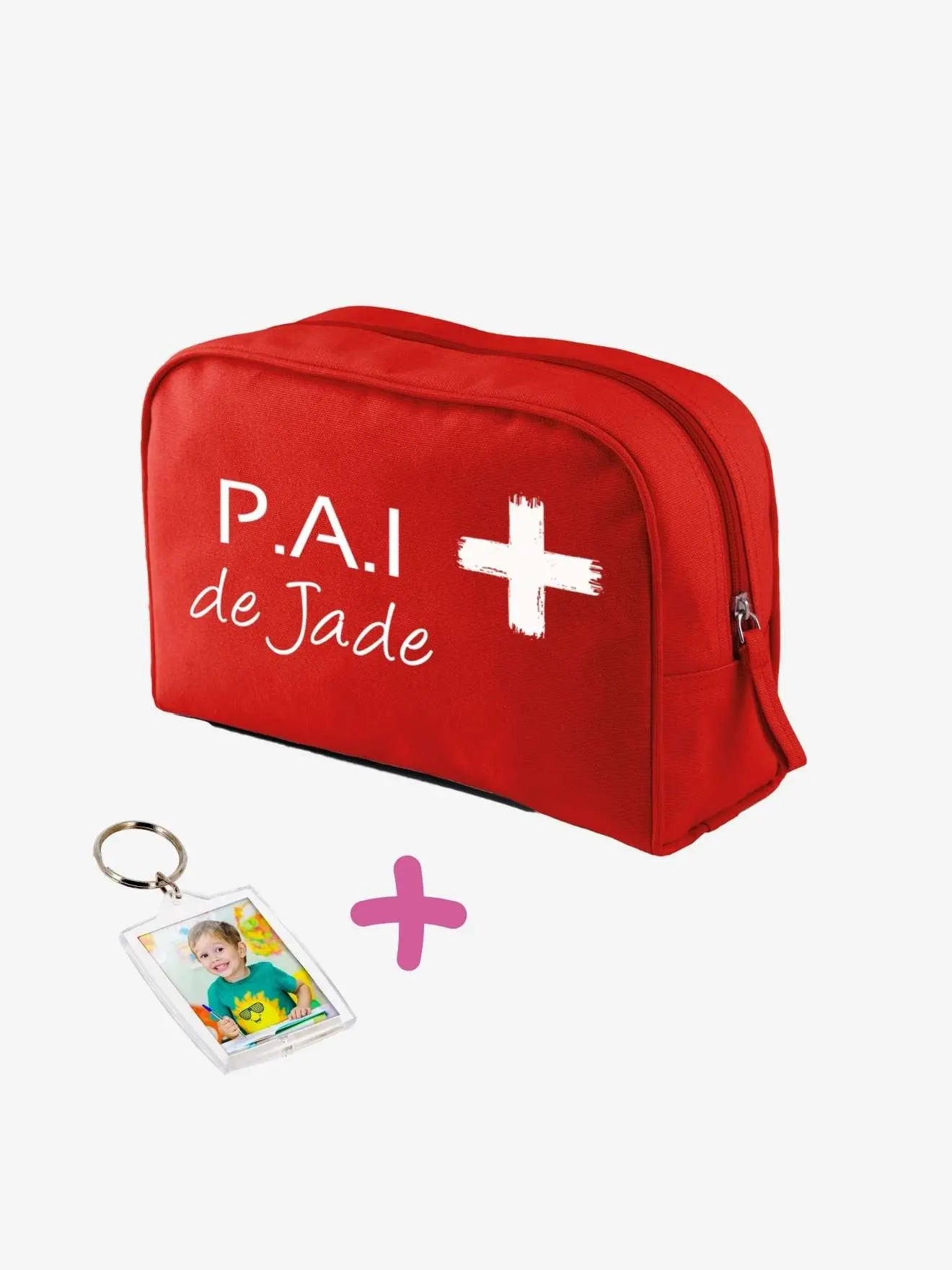 Trousse PAI personnalisée Prénom + Croix Médicale - alrj.fr