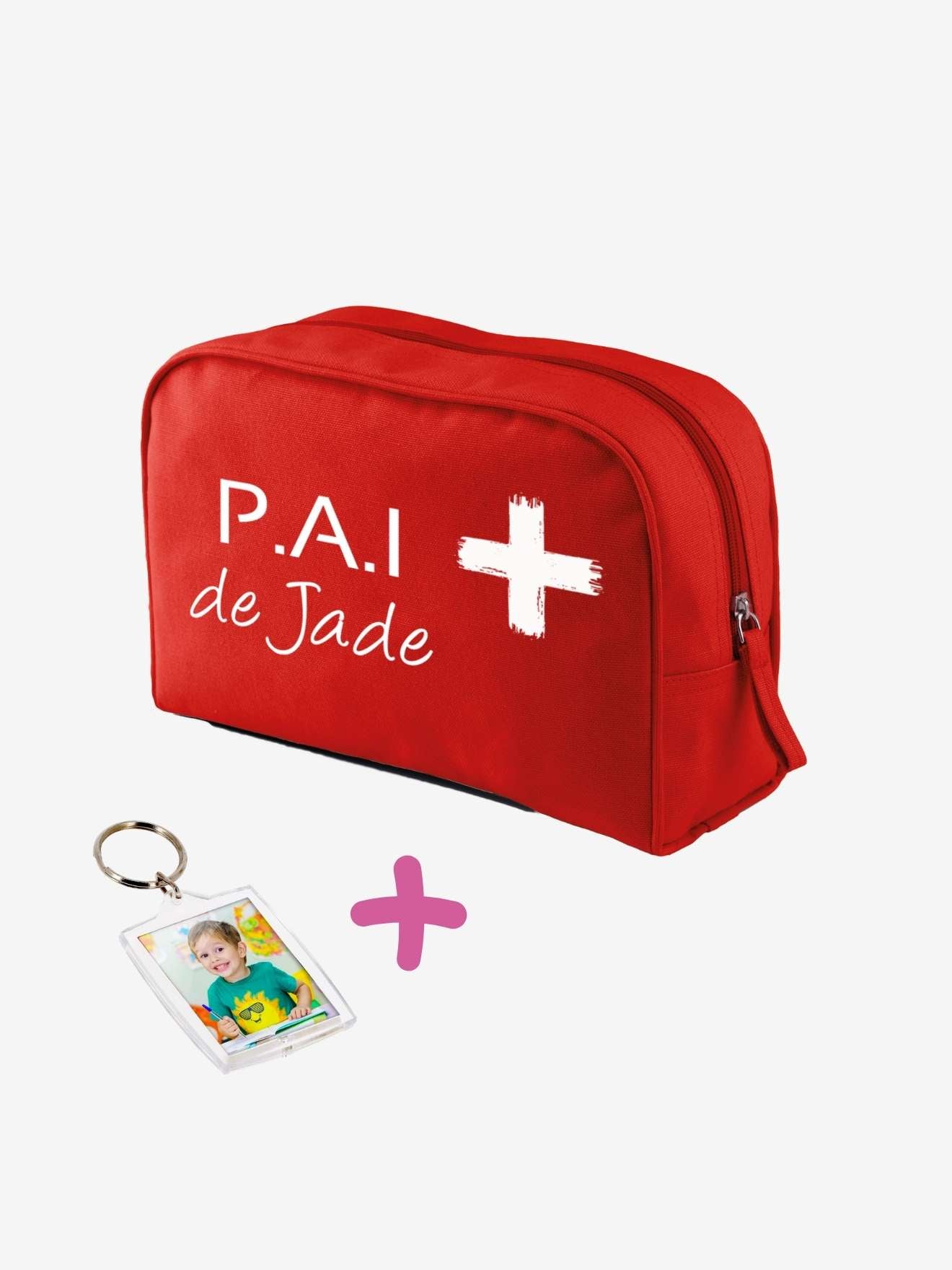 Trousse PAI personnalisée Prénom + Croix Médicale