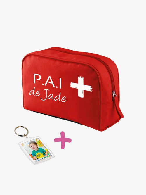 Trousse PAI personnalisée Prénom + Croix Médicale - alrj.fr