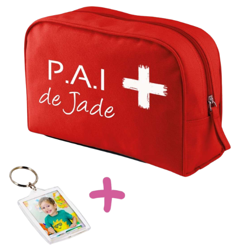 Trousse PAI personnalisée Prénom + Croix Médicale