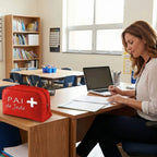 Trousse PAI personnalisée Prénom + Croix Médicale