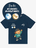 T-shirt 3/36 mois de prévention des allergies alimentaires - avec symboles - alrj.fr