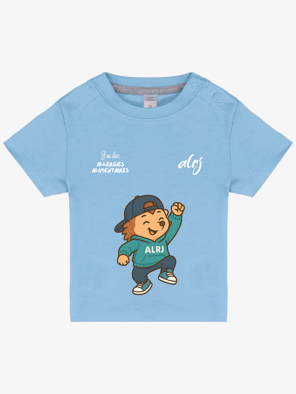 T-shirt 3/36 mois de prévention des allergies alimentaires - casquette