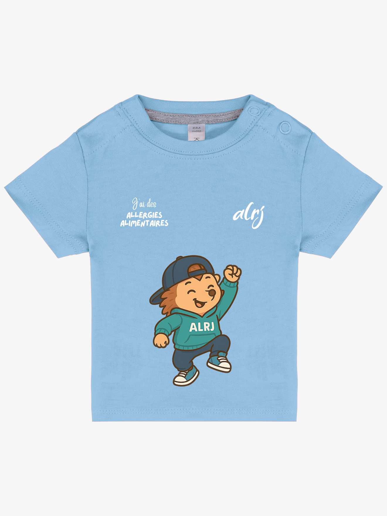 T-shirt 3/36 mois de prévention des allergies alimentaires - casquette